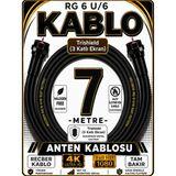 Avarson Reçber Rg 6 U/6 Phy-Hf Trishield Koaksiyel Uydu Kablosu 307093 - 7 METRE