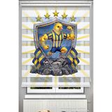 Avart Digital Sarı Lacivert Kanarya Baskılı Zebra Stor Perde - Dijital Baskılı Zebra Stor Perde