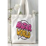 Avatar World Mobil Oyun Baskılı Bez Çanta Omuz Çantası Kişiye Özel Model 1