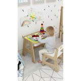 AVC Trade Fida Montessori Ahşap Aktivite Masa ve Sandalye Takımı - Çocuk Çalışma Alanı
