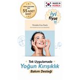 AVCA Mimik Çizgilerine Yönelik Kırışıklık Karşıtı Bakım Bandı 55 Patch - Wrinkle-Free Forehead Frown Line Patch 55 Patch