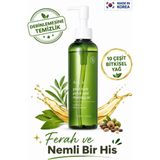 AVCA Yeşil Bitki Özlü Nazik Makyaj ve Gözenek Temizleme Yağı - Green Herb Pure & Mild Cleansing Oil 200 ml