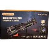 Avcı El Feneri Gold Orion ORG-650 6000 Lümenel Feneri - 200 W