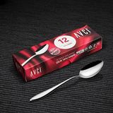 Avcı Elit 12 Adet 18/10 2 mm Paslanmaz Çelik Tatlı Kaşığı