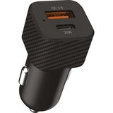 Avcı Teknoloji Market Araç Içi Hızlı Şarj Çakmaklık Adaptörü 3.0 USB Type-C 20W Araç Şarj Cihazı - Siyah