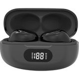 Avcı Teknoloji Market Bluetooth 5.4 Kablosuz Kulaklık Tws Şarj Kutulu LED Ekranlı Stereo Kulak Içi - Siyah