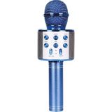 Avcı Teknoloji Market Eğlence Odaklı Kablosuz Bluetooth Karaoke Mikrofonu Şarjlı Hoparlörlü Ses Değiştirici - Mavi