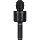 Avcı Teknoloji Market Eğlence Odaklı Kablosuz Bluetooth Karaoke Mikrofonu Şarjlı Hoparlörlü Ses Değiştirici - Siyah