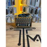 Avcı Teknoloji Market Nostaljik Kafes Izgaralı Radyo Bluetooth Fm Am Sw USB Tf Kart Destekli - Açık Kahverengi