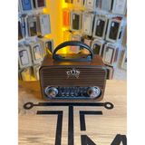 Avcı Teknoloji Market Nostaljik Radyo Bluetooth USB Sd Kart Fm Am Şarjlı Taşınabilir Retro Radyo - Kahverengi