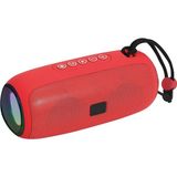 Avcı Teknoloji Market Taşınabilir Bluetooth Hoparlör Kablosuz Şarjlı Ses Bombası Askı Ipli Rgb Işıklı Speaker - Kırmızı