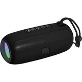 Avcı Teknoloji Market Taşınabilir Bluetooth Hoparlör Kablosuz Şarjlı Ses Bombası Askı Ipli Rgb Işıklı Speaker - Siyah