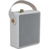 Avcı Teknoloji Market Vintage Görünümlü Deri Saplı Bluetooth Speaker Taşınabilir Şarjlı Kablosuz Ses Kutusu - Beyaz