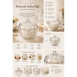 AVCILAR PLASTİK Boncuk Şekerlik İkramlık Sunumluk