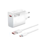 AVDA 67W Type-C Şarj Adaptörü ve Kablo Seti, Hızlı, iPhone Redmi Huawei Uyumlu