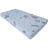 Ave Home Terababy Plus Bebek Yatağı - 70 x 110 cm - Beyaz - Kahverengi