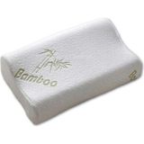 Ave Home Visco Teraheal Lüks Bambo Ortopedik Boyun Destek Yastığı - 60 x 40 cm - Beyaz