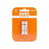 Avec 600 Mah Aaa Şarjlı İnce Pil 2'Li Ni-Mh