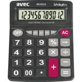 Avec Av-h111 Hesap Makinesi Beyaz - Siyah