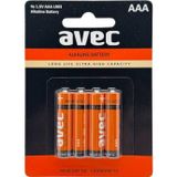 Avec Lr03 Aaa Alkalin İnce Kalem Pil 4 Lü