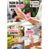 Avec Şarjli Bilek Fanı Soğutucu Vantilatör Usb 3 Kademeli Taşınabilir Vantilatör Fan Mini Fan Pembe