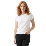 Aven Kadın Beyaz Günlük Stil T-Shirt 26YK0028-KBYZ