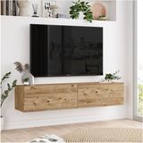 Aven Tv Ünitesi Tv Sehpası Kapaklı 140CM Çam AVE10-A - Atlantik Çam