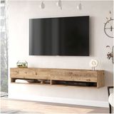 Aven Tv Ünitesi Tv Sehpası Kapaklı Raflı 180CM Çam Ave9-A - Atlantik Çam