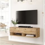 Aven Tv Ünitesi Tv Sehpası Raflı Kapaklı 100CM Çam AVE13-A - Atlantik Çam