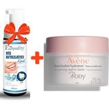 Avene 250 ml Body Nemlendirici Vücut Balsamı+E2'quality Diş Beyazlatıcı Köpük