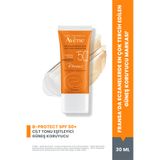 Avene B-Protect SPF 50+ Ton Eşitleyici Güneş Kremi Cilt Tonuna Uyumlu Renkli Yüz Güneş Kremi 30 ml