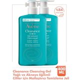 Avene Cleanance Cleansing Gel Yağlı Ve Akneye Eğilimli Ciltler İçin Matlaştırıcı Temizleme Jeli 400 Ml X2