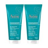Avene Cleanance Gel Tüp - Yağlı ve Akneli Ciltler Için Temizleme Jeli 200ML (2 Paketi) - Option-1