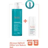 Avene Cleanance Matlaştırıcı Temizleme Jeli 400ml + Kusur Karşıtı Krem 30ml Set
