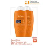 Avene Fluid Sport SPF50 2x100 ml Güneş Kremi
