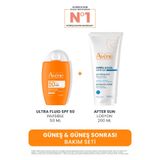 Avene Güneş & Güneş Sonrası Bakım Seti (Ultra Fluid Spf 50 Invisible 50 ml + After Sun Losyon 200 Ml)