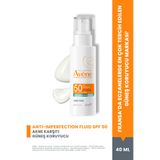 Avene Monolaurin (%0,6) ve Çinko Glukonat (%0,1) İçeren SPF 50 Akne Karşıtı Güneş Kremi 40 ml