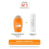 Avene Normal & Karma Cilt Renkli Güneş Koruyucu & Termal Su Seti (Ultra Fluid Perfector 50 ml + Termal Su)