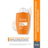 Avene Ultra Fluid Invisible Normal/Karma Ciltler İçin Ultra Akışkan SPF 50 Güneş Kremi 50 ml