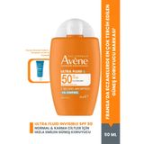 Avene ULTRA FLUID OIL CONTROL SPF 50+Ducray Keracnyl Arındırıcı Temizleme Jeli (40 ml) Hediye