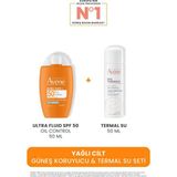 Avene Yağlı Cilt Güneş Koruyucu & Termal Su Seti ( Ultra Fluid Spf 50 Oıl 50 ml + Termal Su 50 Ml)