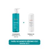 Avene Yağlı ve Akneye Eğilimli Cilt Bakım Seti ( Temizleme Jeli + Termal Su)