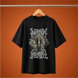 Avenged Sevenfold Mavi Kask Kafatas Oversize Unisex Tisort - Siyah - XL