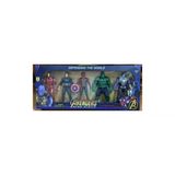 Avengers 16 cm Işıklı Figür Oyuncak 5 Li Set Oyuncak Spiderman Thanos Hulk Iron Man