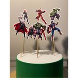 Avengers Doğum Günü Pasta Süsü Doğum Günü Süsü
