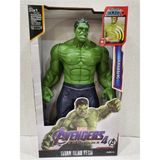 Avengers Hulk Action Figür Oyuncak Işıklı Konuşan 28.5 cm - Renkli