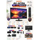 AVENİR 19 inç LED monitör dahili hoparlörlü kumandalı / monitör / HDMI VGA monitör / bilgisayar monitörü / Full HD LED monitör / Güvenlik sistemi monitörü / CCTV güvenlik monitörü HDMI VGA