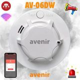 Avenir AV-06DW Wifi Kablosuz Akıllı Duman Dedektörü Yangın Alarmı 90db Sesli Pilli