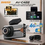AVENİR AV C 422 2 KAMERALI 4G 2K ARAÇ KAMERASI