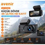 Avenir AV-C234W 2 KAMERALI 4K WİFİLİ ARAÇ KAMERASI
